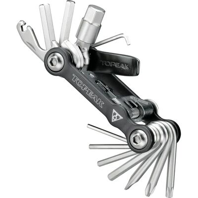 Topeak Mini 18+ Fahrrad-Mehrwerkzeug - Grau - 18 Funktionen - Fahrradreparaturset Topeak Mini 18+ Fahrrad-Mehrwerkzeug - Grau - 18 Funktionen - Fahrradreparaturset