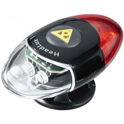 Lampe de Casque Topeak Headlux - Gris - 6 Lumens - Accessoire de Casque Lampe de Casque Topeak Headlux - Gris - 6 Lumens - Accessoire de Casque