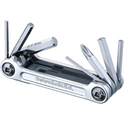 Topeak Mini 9 Multiwerkzeug - Silber - 9 Funktionen - Fahrrad Zubehör Topeak Mini 9 Multiwerkzeug - Silber - 9 Funktionen - Fahrrad Zubehör