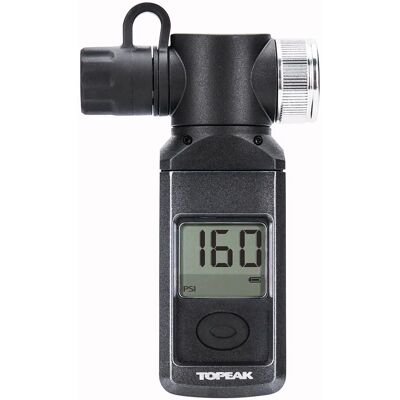 Topeak Shuttle Digitale Drukmeter - Handpomp - Zwart - 300psi Topeak Shuttle Digitale Drukmeter - Handpomp - Zwart - 300psi