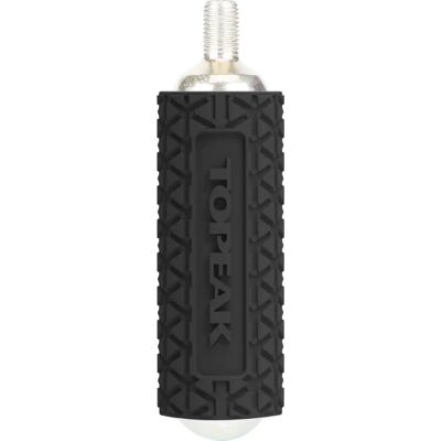Topeak CO2 Pump Cartridge Sleeve - Black - 16g - CO2 Cartridge Sleeve Topeak CO2 Pump Cartridge Sleeve - Black - 16g - CO2 Cartridge Sleeve