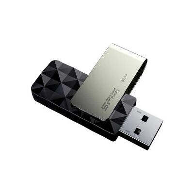 Chiavetta USB Silicon Power B30 256GB - USB 3.2 Gen 1 - Nero/Argento Chiavetta USB Silicon Power B30 256GB - USB 3.2 Gen 1 - Nero/Argento