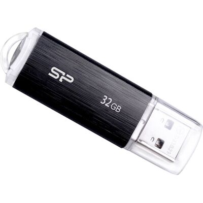 Silicon Power U02 32GB USB 2.0 Pen Drive - Preto Silicon Power U02 32GB USB 2.0 Pen Drive - Preto