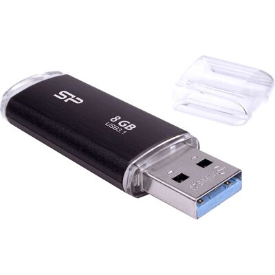 Silicon Power 8GB Blaze B02 USB-Flash-Laufwerk - USB Typ-A 3.2 Gen 1 Silicon Power 8GB Blaze B02 USB-Flash-Laufwerk - USB Typ-A 3.2 Gen 1