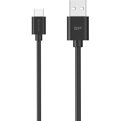 Kabel USB Silicon Power LK10AB - Micro-USB B - 1m - Czarny Kabel USB Silicon Power LK10AB - Micro-USB B - 1m - Czarny