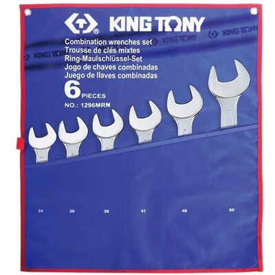 Sats med 6 universella nycklar King Tony 34-50mm Sats med 6 universella nycklar King Tony 34-50mm