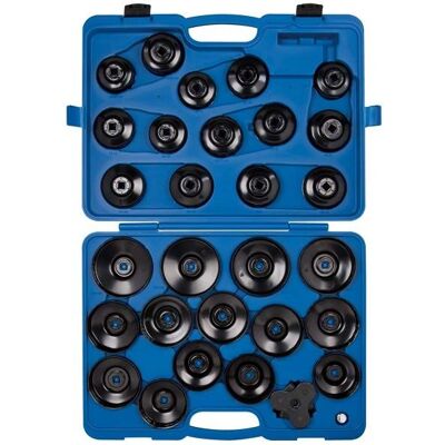 Zestaw kluczy do filtrów oleju King Tony - 30 sztuk - Model 9AE6030 Zestaw kluczy do filtrów oleju King Tony - 30 sztuk - Model 9AE6030