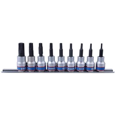 King Tony 3149PR8 Torx Steckschlüssel-Set - 210mm Schiene, 9 Stücke King Tony 3149PR8 Torx Steckschlüssel-Set - 210mm Schiene, 9 Stücke