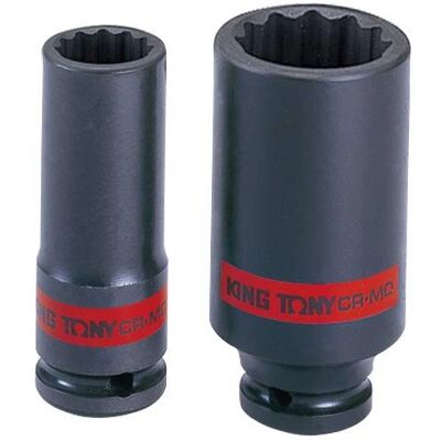 KING TONY Bussole lunga a impatto 12 punti 1/2" KING TONY Bussole lunga a impatto 12 punti 1/2"