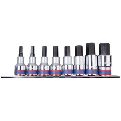 King Tony 4108PR10 Steckschlüsselsatz - Chrom-Vanadium-Stahl King Tony 4108PR10 Steckschlüsselsatz - Chrom-Vanadium-Stahl