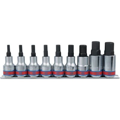 King Tony 4110SR10 9-tlg. Nussensatz - 3/16" bis 5/8" King Tony 4110SR10 9-tlg. Nussensatz - 3/16" bis 5/8"