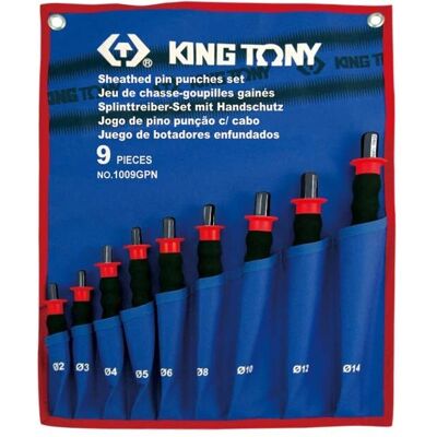 King Tony Nadelstempel-Set - 9 Stück, 2-14mm - Werkzeugset King Tony Nadelstempel-Set - 9 Stück, 2-14mm - Werkzeugset