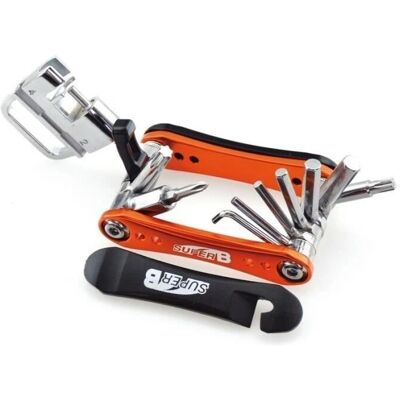 Super B 19-in-1 Multitool - silber - Fahrradreparaturset Super B 19-in-1 Multitool - silber - Fahrradreparaturset