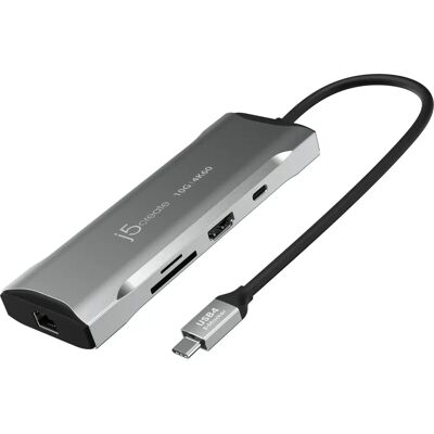 j5create JCD393 Space Grey USB-C Dock 4K60 Elite 10Gbps j5create JCD393 Space Grey USB-C Dock 4K60 Elite 10Gbps