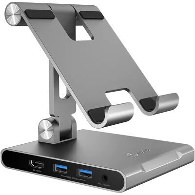 j5create JTS224 Mehrwinkel Tablet-Ständer - Grau j5create JTS224 Mehrwinkel Tablet-Ständer - Grau