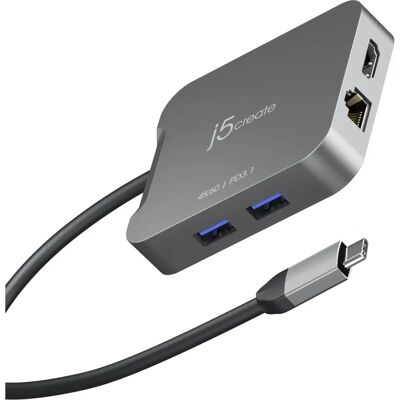 j5Create JCD3191-N Laptop Dock - Grau mit USB 3.2 Gen 2 j5Create JCD3191-N Laptop Dock - Grau mit USB 3.2 Gen 2