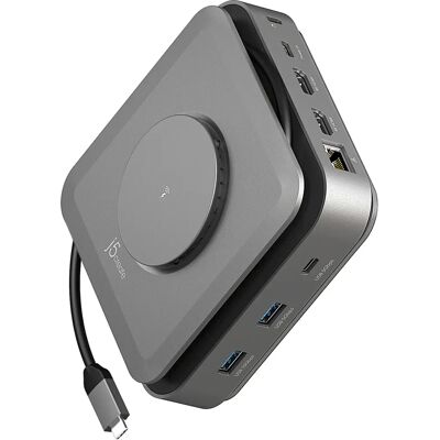 J5CREATE JCD3199-N Dual 4K HDMI USB-C Dock - Grau - Dockingstation J5CREATE JCD3199-N Dual 4K HDMI USB-C Dock - Grau - Dockingstation