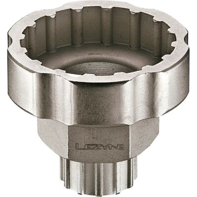 Lezyne Externes Innenlager & Kassetten Verschlussringwerkzeug - Stahl CNC Lezyne Externes Innenlager & Kassetten Verschlussringwerkzeug - Stahl CNC
