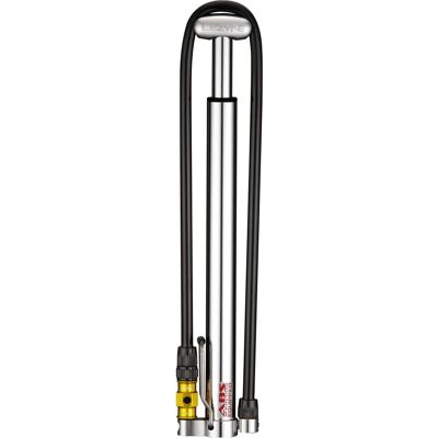Mini pompka Lezyne Micro Floor Drive HP - Czarna, Srebrna - Pompa podłogowa Mini pompka Lezyne Micro Floor Drive HP - Czarna, Srebrna - Pompa podłogowa