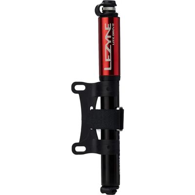 Lezyne Lite Drive Petite Rouge - Pompe Manuelle - Publicité Lezyne Lite Drive Petite Rouge - Pompe Manuelle - Publicité