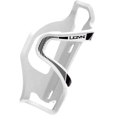 Lezyne Flow Cage SL-L Blanc - Porte-bouteilles pour vélos - Publicité Lezyne Flow Cage SL-L Blanc - Porte-bouteilles pour vélos - Publicité
