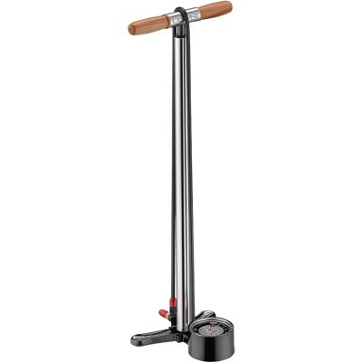 Lezyne Alloy Floor Drive Tall - Sølv - Trackpumpe Lezyne Alloy Floor Drive Tall - Sølv - Trackpumpe