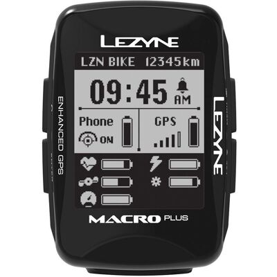 Lezyne Macro Plus GPS HRSC Loaded - Ordenador de bicicleta Lezyne Macro Plus GPS HRSC Loaded - Ordenador de bicicleta