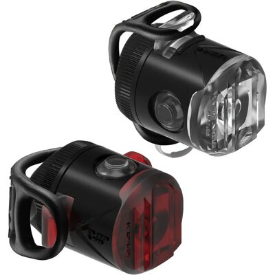 Lezyne Femto USB Drive cykellysæt - Sort - For- og baglygte - IPX7 Lezyne Femto USB Drive cykellysæt - Sort - For- og baglygte - IPX7
