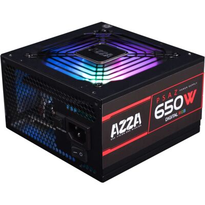 Azza PSAZ-650W (ARGB) Netzteil - 650W, Schwarz, ATX Azza PSAZ-650W (ARGB) Netzteil - 650W, Schwarz, ATX
