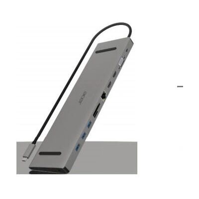 Acer ACG-DCK-C-1 Docking Station - VGA HDMI USB 3.2 Grau Acer ACG-DCK-C-1 Docking Station - VGA HDMI USB 3.2 Grau