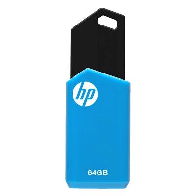 Chiavetta USB HP V150w 64GB - USB Type-A 2.0 - Nero/Blu Chiavetta USB HP V150w 64GB - USB Type-A 2.0 - Nero/Blu