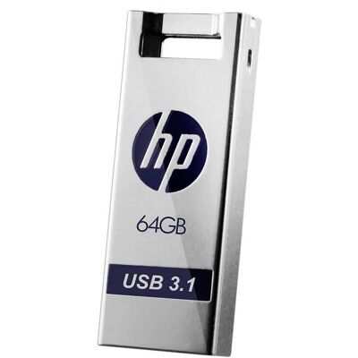 Clé USB HP 64GB USB 3.2 - Bleu, Argent - Type-A - Publicité Clé USB HP 64GB USB 3.2 - Bleu, Argent - Type-A - Publicité
