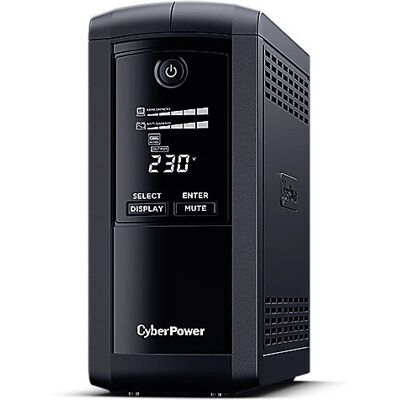 CyberPower VP700EILCD Schwarz - USV - 700VA/390W - Unterbrechungsfreie Stromversorgung CyberPower VP700EILCD Schwarz - USV - 700VA/390W - Unterbrechungsfreie Stromversorgung