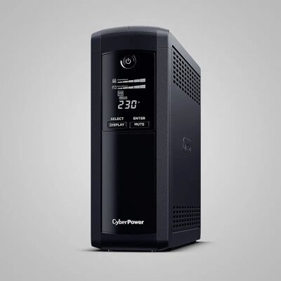 CyberPower CyberPower Value Pro VP1600ELCD-FR - Zasilacz bezprzerwowy - 1.6kVA 900W - Czarny CyberPower CyberPower Value Pro VP1600ELCD-FR - Zasilacz bezprzerwowy - 1.6kVA 900W - Czarny