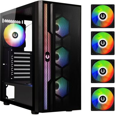 BITFENIX Apollo ARGB Mid Tower PC-Gehäuse - Unterstützt ATX, Micro ATX, Mini-ITX BITFENIX Apollo ARGB Mid Tower PC-Gehäuse - Unterstützt ATX, Micro ATX, Mini-ITX
