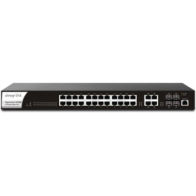 Switch géré Ethernet Gigabit DrayTek VigorSwitch G2280x - 24 ports - Publicité Switch géré Ethernet Gigabit DrayTek VigorSwitch G2280x - 24 ports - Publicité