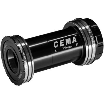Cema Boîtier de pédalier - 46mm roulements en céramique - Noir - Publicité Cema Boîtier de pédalier - 46mm roulements en céramique - Noir - Publicité