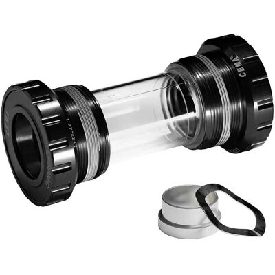 Cema Zwarte RVS Bottom Bracket Cups - 1.37" x 24 T voor SRAM GXP - 68/73mm Cema Zwarte RVS Bottom Bracket Cups - 1.37" x 24 T voor SRAM GXP - 68/73mm