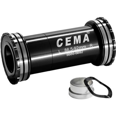 Cema Trapas BB86-BB92 voor SRAM GXP - Zwart Cema Trapas BB86-BB92 voor SRAM GXP - Zwart