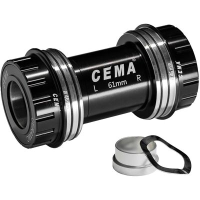 Cema GXP 61x46mm Roestvrij Stalen Trapas - Zwart Cema GXP 61x46mm Roestvrij Stalen Trapas - Zwart
