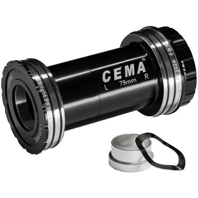 Cema Trapas BBright46 Interlock - 79mm - RVS - Zwart Cema Trapas BBright46 Interlock - 79mm - RVS - Zwart