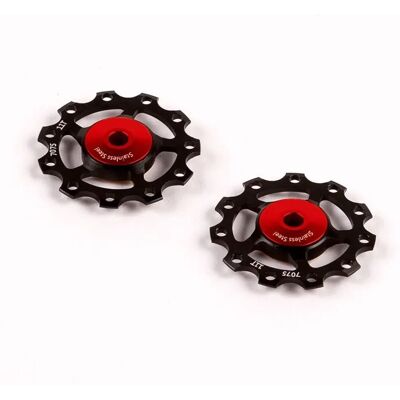 Cema RVS Derailleur Pulley - Compatibel met Shimano & SRAM 9-11v Cema RVS Derailleur Pulley - Compatibel met Shimano & SRAM 9-11v
