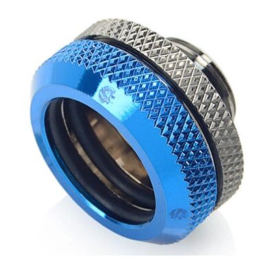 Bitspower BP-BSEML16-RBL Schwarz/Blau G1/4 Hardtube Adapter - Kühlungszubehör Bitspower BP-BSEML16-RBL Schwarz/Blau G1/4 Hardtube Adapter - Kühlungszubehör