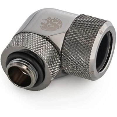 Adaptateur de refroidissement liquide 90° Bitspower noir - G1/4, 16mm Adaptateur de refroidissement liquide 90° Bitspower noir - G1/4, 16mm
