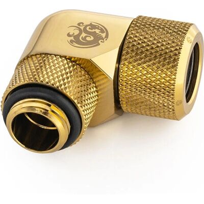 Bitspower BP-TBE90RMLA12 - Pièce du système de refroidissement - Or - Connexion 12mm - Filetage G1/4 - Publicité Bitspower BP-TBE90RMLA12 - Pièce du système de refroidissement - Or - Connexion 12mm - Filetage G1/4 - Publicité