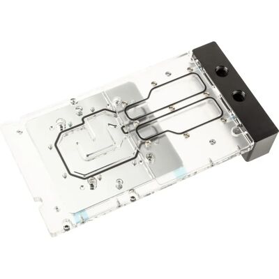 Bitspower RTX 4090 FE Kupfer Wasserkühler Rückplatte - Schwarz, Silber Bitspower RTX 4090 FE Kupfer Wasserkühler Rückplatte - Schwarz, Silber