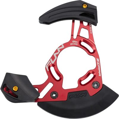 Funn Zippa DH Kettingschakelgeleider - 32-38t ISCG05 - Rood Funn Zippa DH Kettingschakelgeleider - 32-38t ISCG05 - Rood