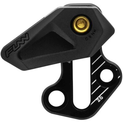 Guía de cadena Funn Zippa Lite en aluminio negro Guía de cadena Funn Zippa Lite en aluminio negro