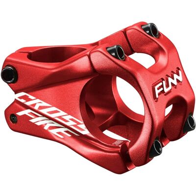 potence Crossfire Funn - 31,8mm 35mm Rouge - Guidons - Publicité potence Crossfire Funn - 31,8mm 35mm Rouge - Guidons - Publicité