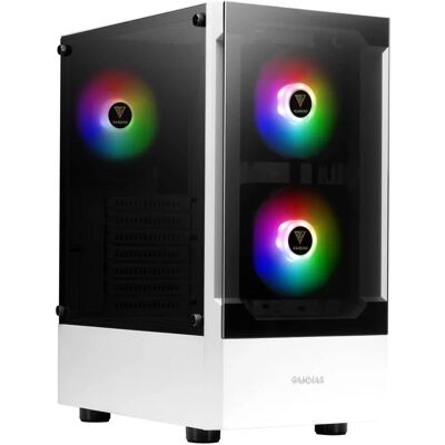 Gamdias Talos E3 Boîtier PC Gaming RGB Blanc - éclairage LED aRGB Noir - Publicité Gamdias Talos E3 Boîtier PC Gaming RGB Blanc - éclairage LED aRGB Noir - Publicité